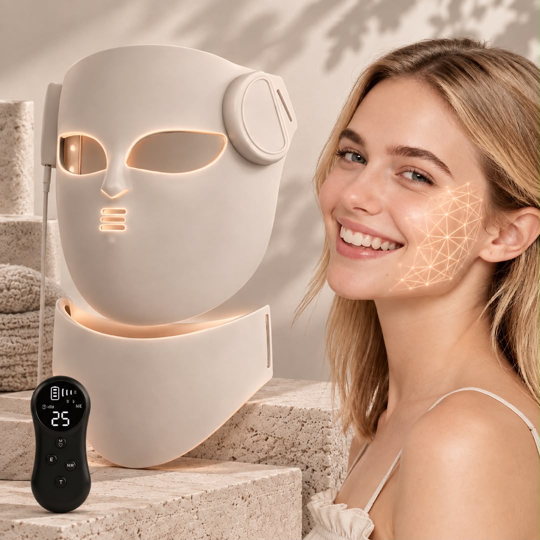 ✨ Lumyel LED Light Therapy Face & Neck Mask