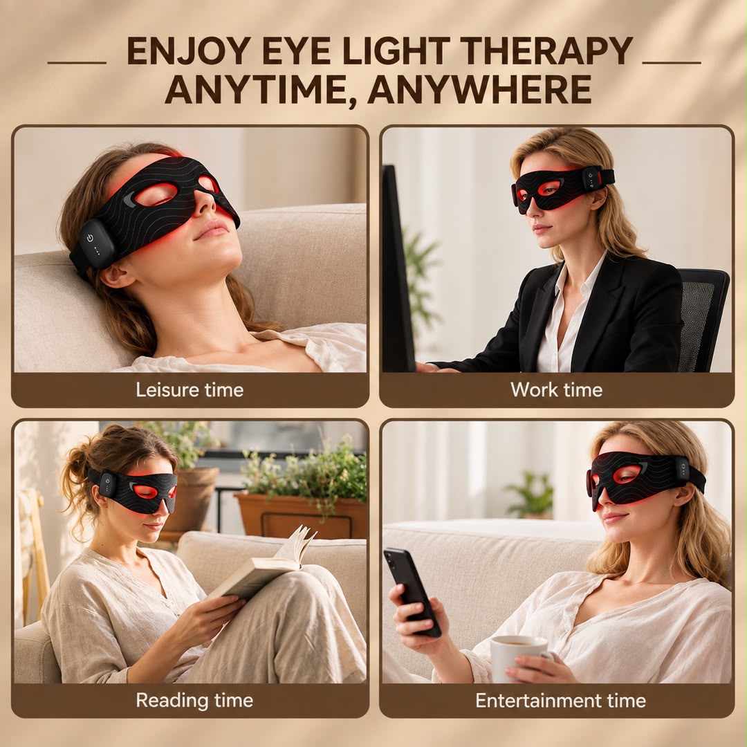 Silicone LED Light Therapy Eye Mask