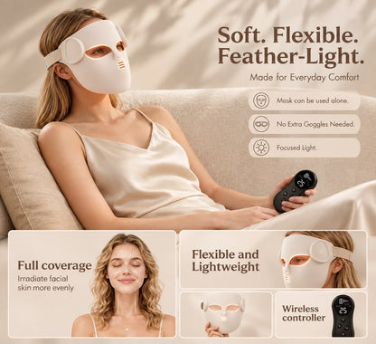 ✨ Lumyel LED Light Therapy Face & Neck Mask