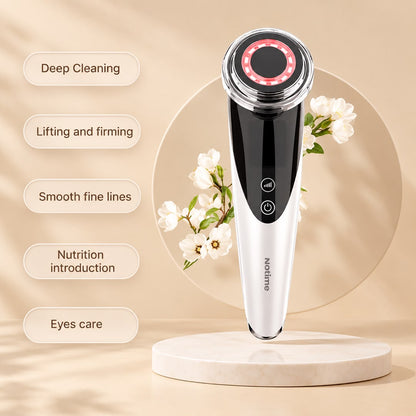 Hot & Cold Facial Cleansing Device – Rechargeable LED Light Therapy Face Massager
