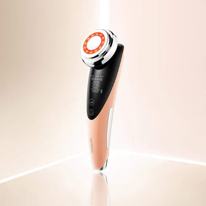 Hot & Cold Facial Cleansing Device – Rechargeable LED Light Therapy Face Massager